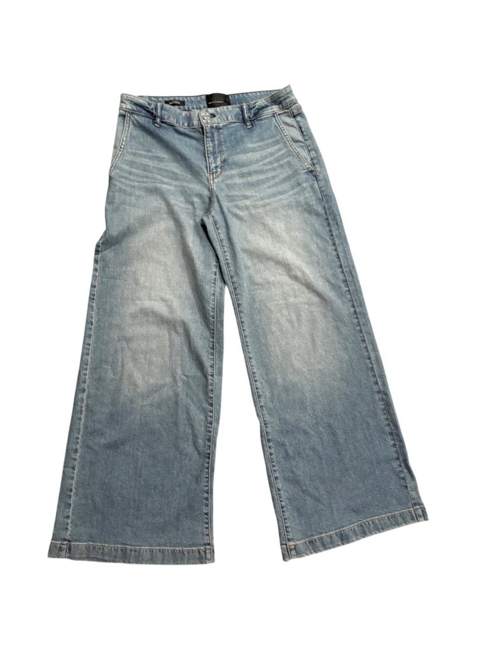 White House Black Market Palazzo 5-Pocket Wide-Leg Jeans Chelsea 6S